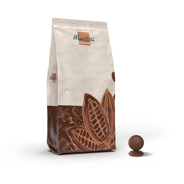 sacchetto cioccolato standard in dischi ariba latte per cioccolatieri professionisti