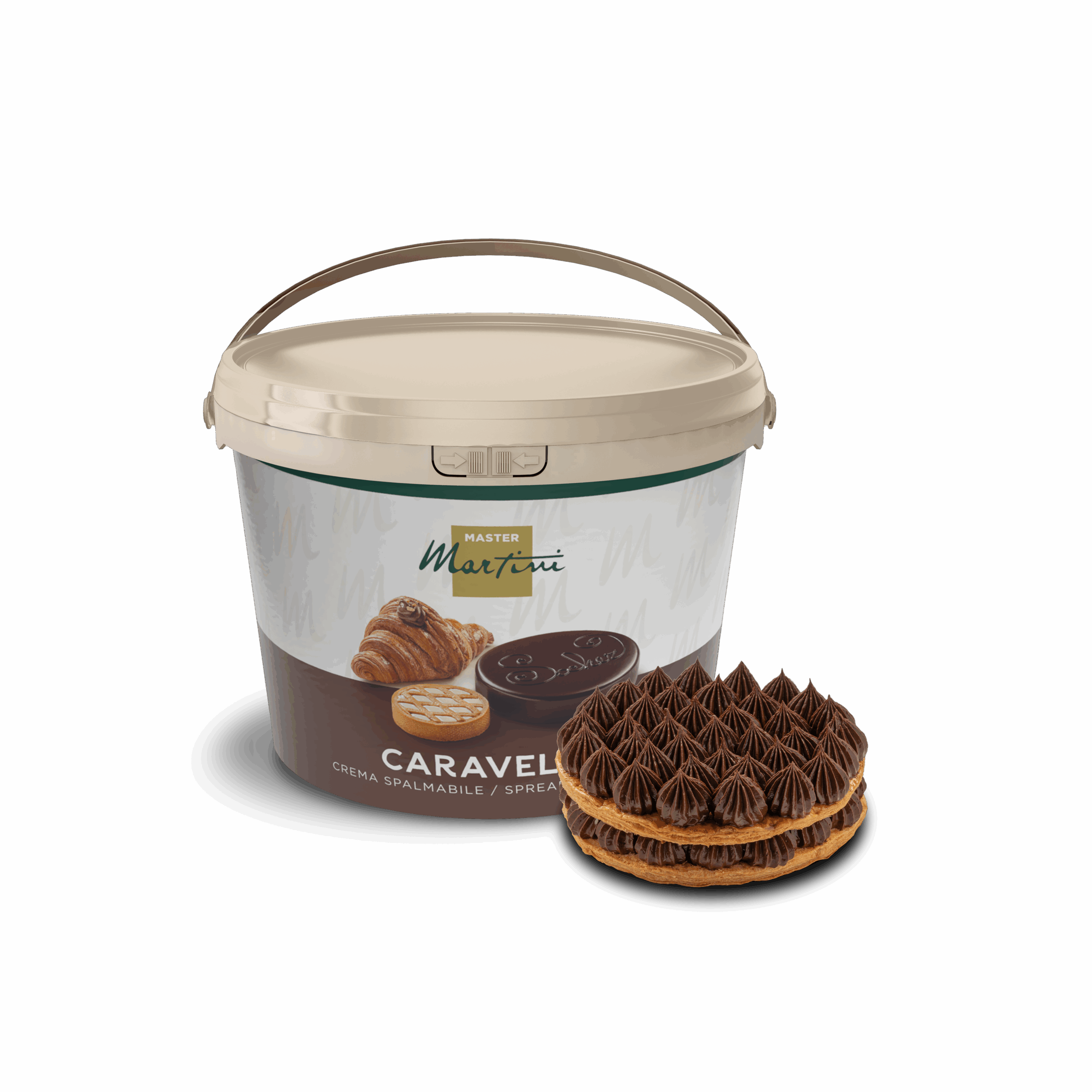 crema spalmabile al cacao secchiello caravella easy